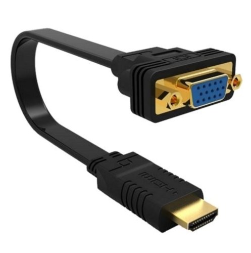 Cabo adaptador Ewent VGA-F para HDMI-M 15cm Preto